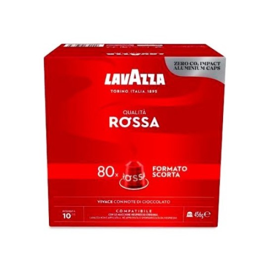 Капсули Неспрессо Лаваца Qualita ROSSA 80 бр.