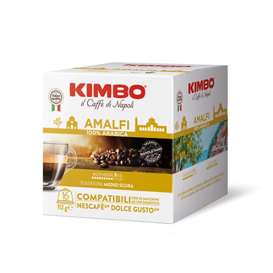 Кимбо Амалфи 100% Арабика - за система Dolce Gusto, 16 бр