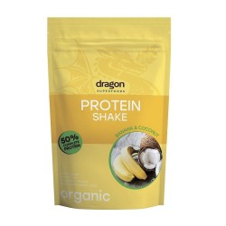 Протеинов Шейк с Банан и Кокос с Еритритол, 450g, Dragon Superfoods
