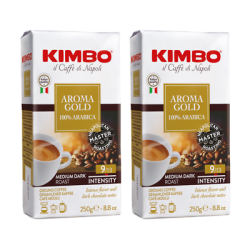 Kimbo Aroma Gold мляно кафе 250гр Х2